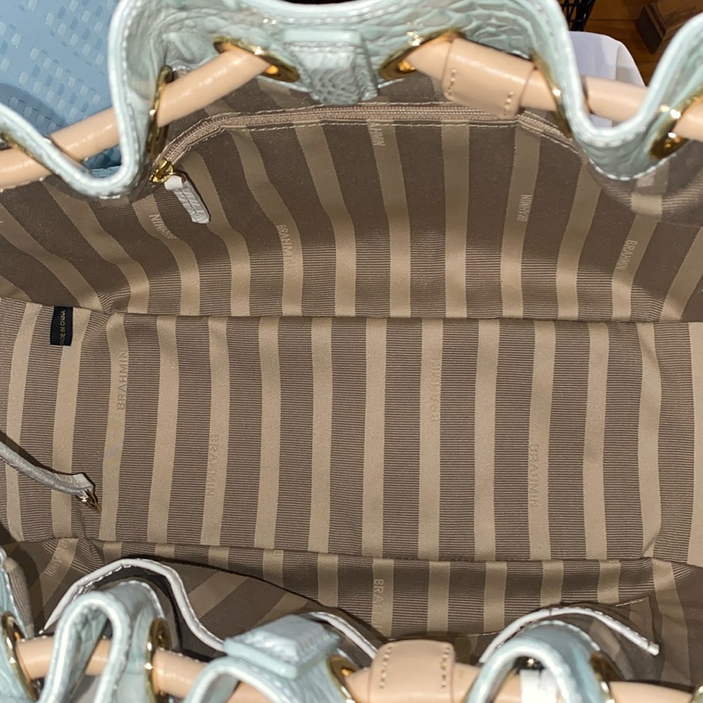 BRAHMIN Amy Sea Glass Tri-Color Shoulder Bag - Picture 14 of 17